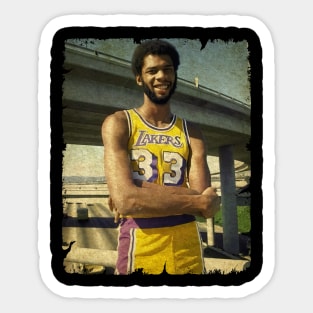 Kareem Abdul Jabbar in Los Angeles Highway Sticker